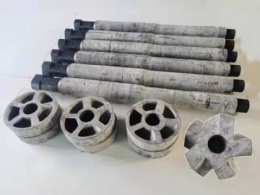 High Density Graphite Material Rotor for Aluminum Degassing Casting