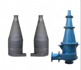 Wear resist Silicon carbide SiSiC cylinder liner for mineral separation