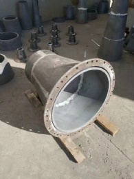 SIC WEARPART CERAMIC LINED STEEL PIPE